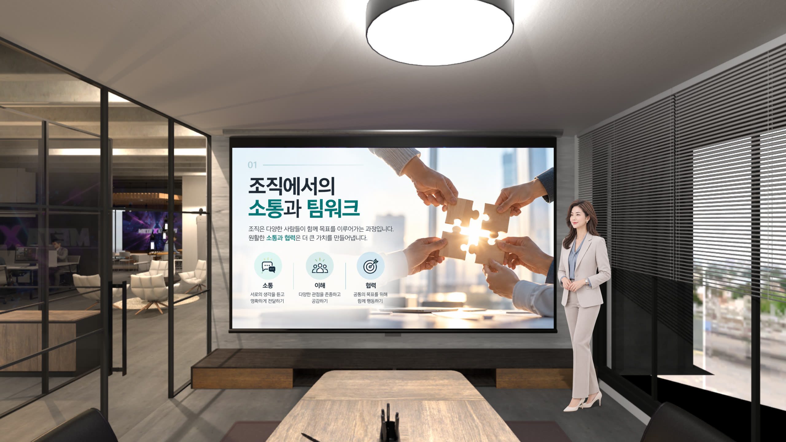 오피스 라운지 적용 예시 8